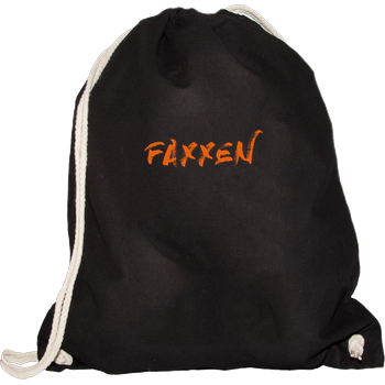 FaxxenTV - Logo Turnbeutel schwarz