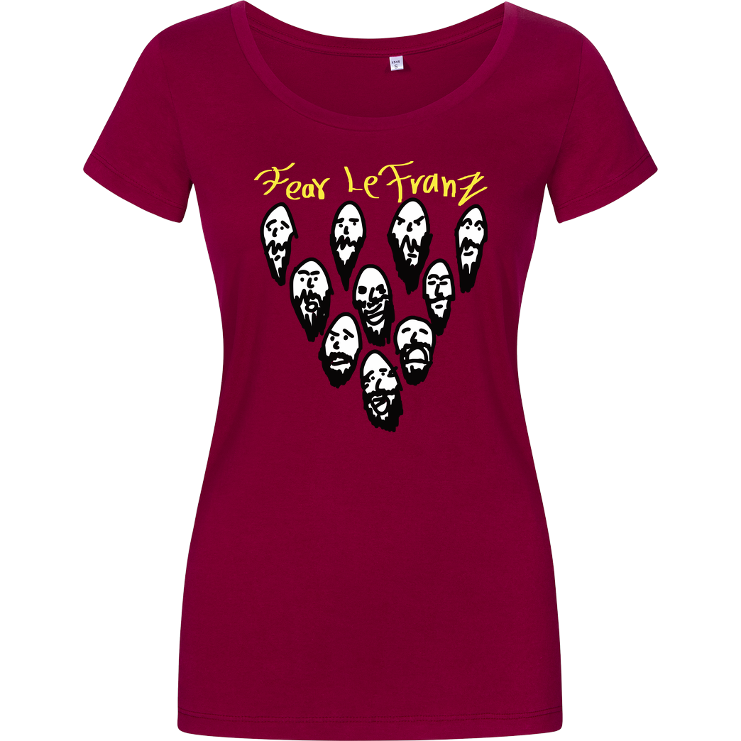 Firlefranz Firlefranz - FearLeFranz T-Shirt Damenshirt berry
