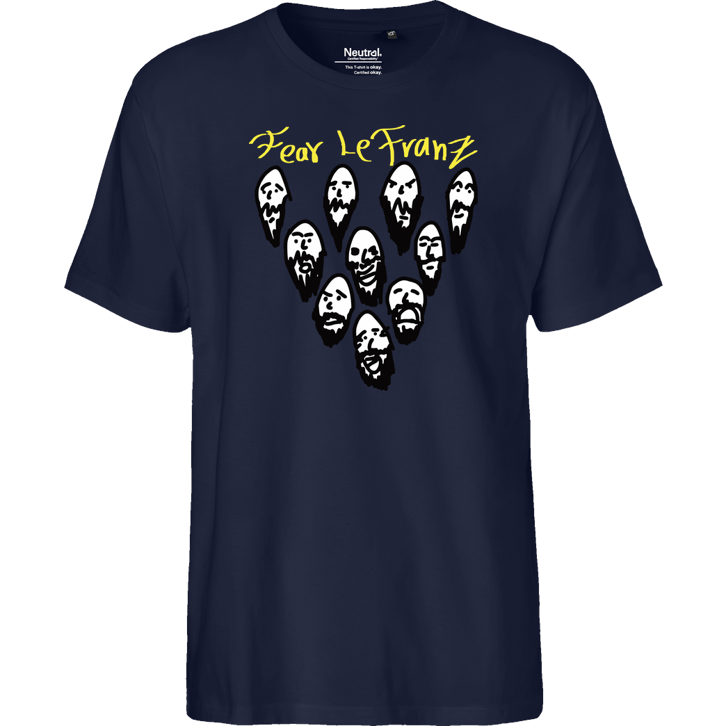 Firlefranz Firlefranz - FearLeFranz T-Shirt Fairtrade T-Shirt - navy