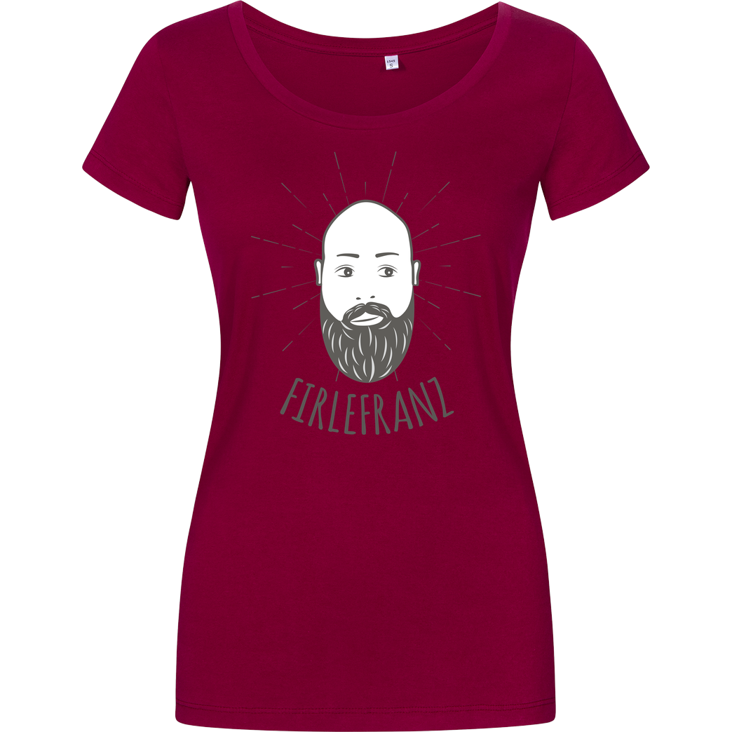 Firlefranz Firlefranz - Logo T-Shirt Damenshirt berry