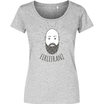 Firlefranz - Logo Damenshirt heather grey