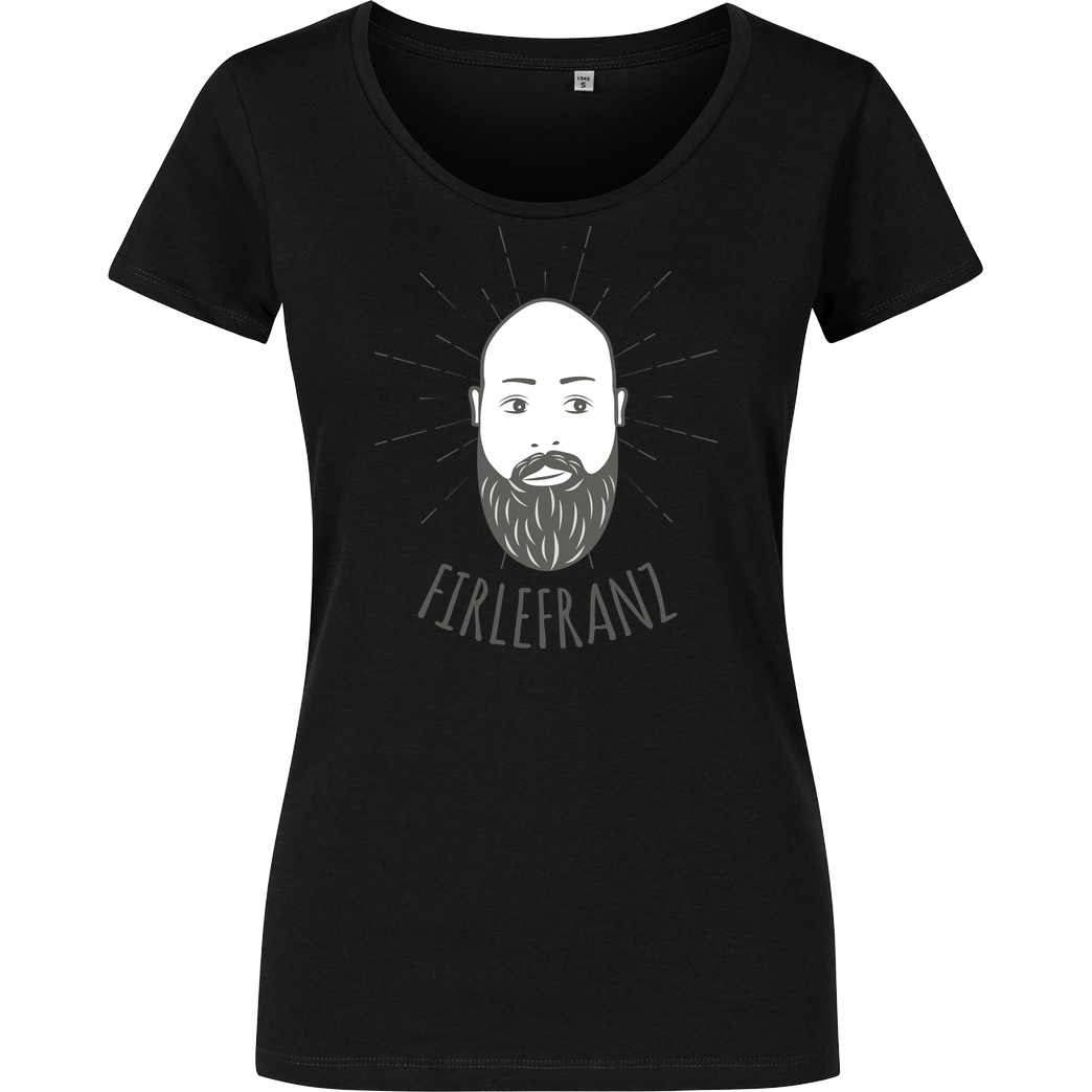 Firlefranz Firlefranz - Logo T-Shirt Damenshirt schwarz