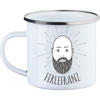 Firlefranz - Logo Emaille Tasse