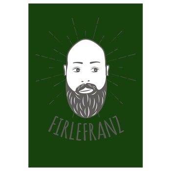 Firlefranz - Logo Kunstdruck grün