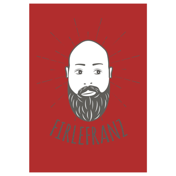 Firlefranz - Logo Kunstdruck rot