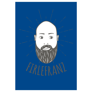 Firlefranz - Logo Kunstdruck royal