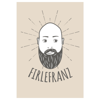 Firlefranz - Logo Kunstdruck sand