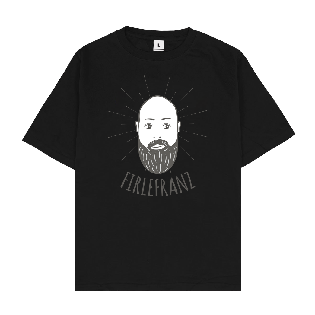 Firlefranz Firlefranz - Logo T-Shirt Oversize T-Shirt - Schwarz
