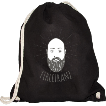 Firlefranz - Logo Turnbeutel schwarz