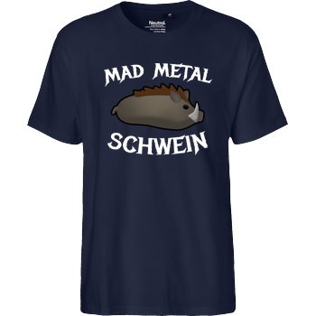 Firlefranz - MadMetalSchwein Fairtrade T-Shirt - navy