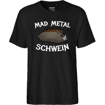 Firlefranz - MadMetalSchwein Fairtrade T-Shirt - schwarz