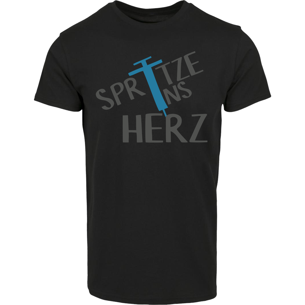 Firlefranz FirleFranz - Spritze T-Shirt Hausmarke T-Shirt  - Schwarz