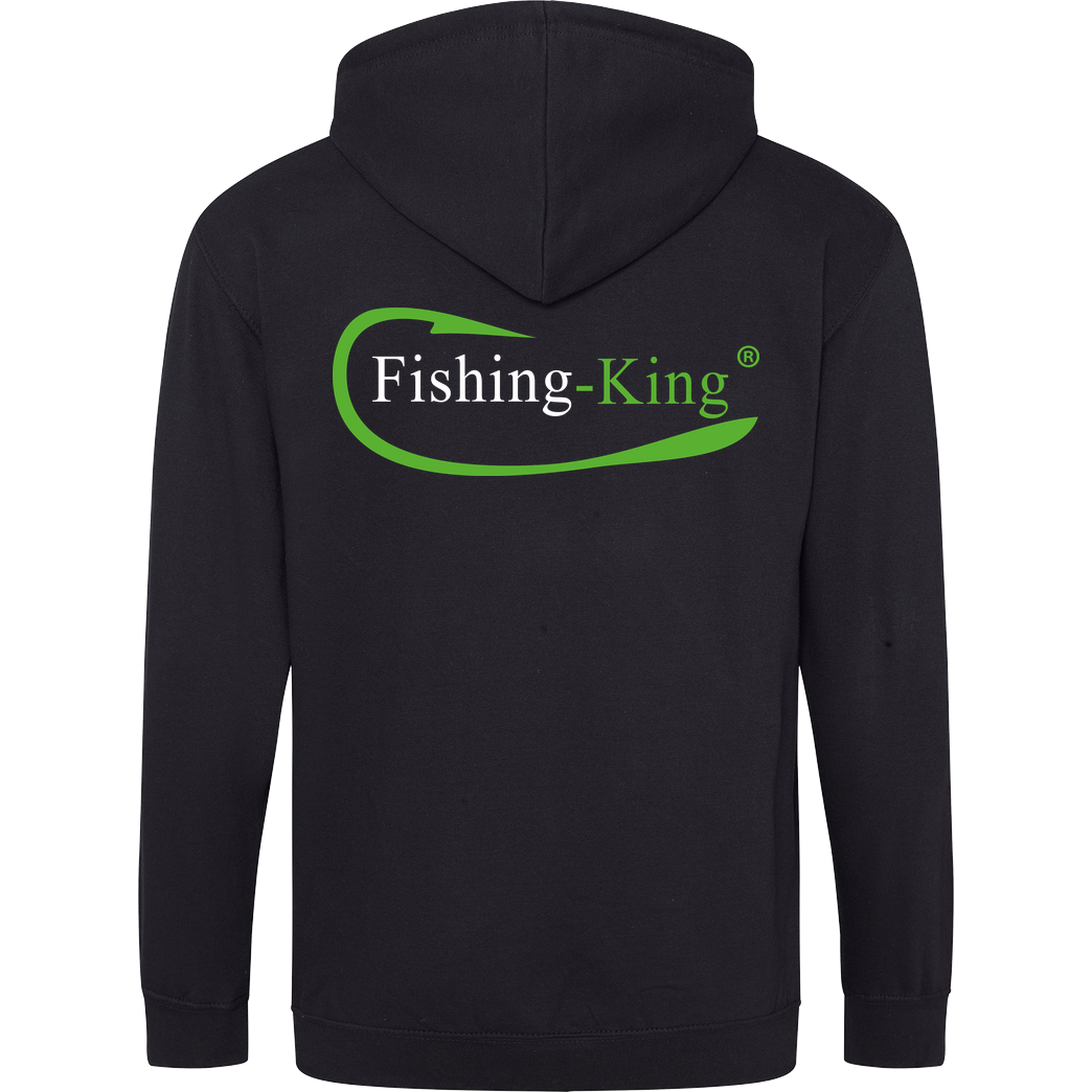 Fishing-King Fishing-King - Pocket Logo Sweatshirt Hoodiejacke schwarz
