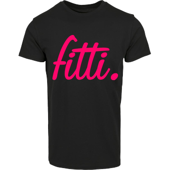 FittiHollywood - fitti. pink Hausmarke T-Shirt  - Schwarz