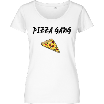 FittiHollywood- Pizza Gang Damenshirt weiss