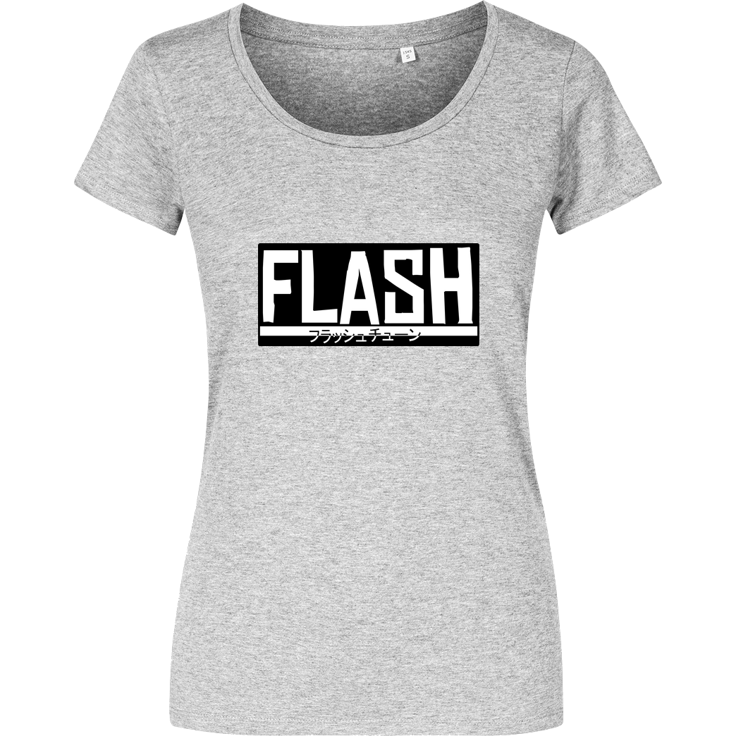 FlashtuneLPs FlashtuneLPs - Flash T-Shirt Damenshirt heather grey