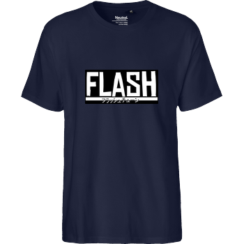FlashtuneLPs - Flash Fairtrade T-Shirt - navy