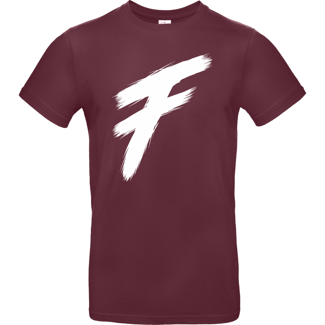Freasy Freasy - F T-Shirt B&C EXACT 190 - Bordeaux