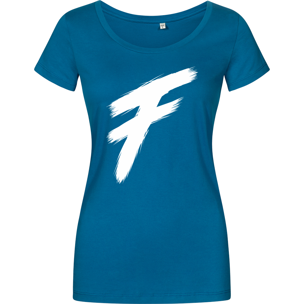 Freasy Freasy - F T-Shirt Damenshirt petrol