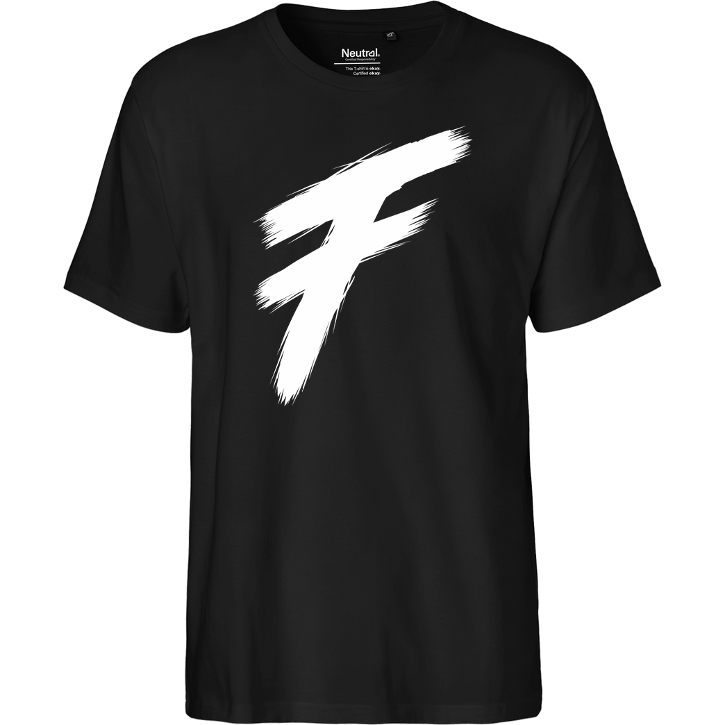 Freasy Freasy - F T-Shirt Fairtrade T-Shirt - schwarz