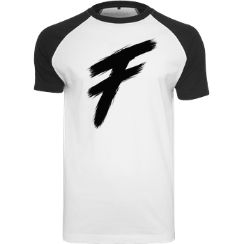 Freasy - F Raglan-Shirt weiß