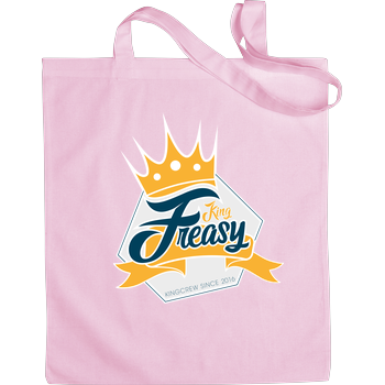 Freasy - King Stoffbeutel Pink
