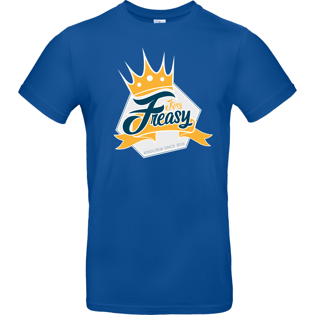 Freasy Freasy - King T-Shirt B&C EXACT 190 - Royal
