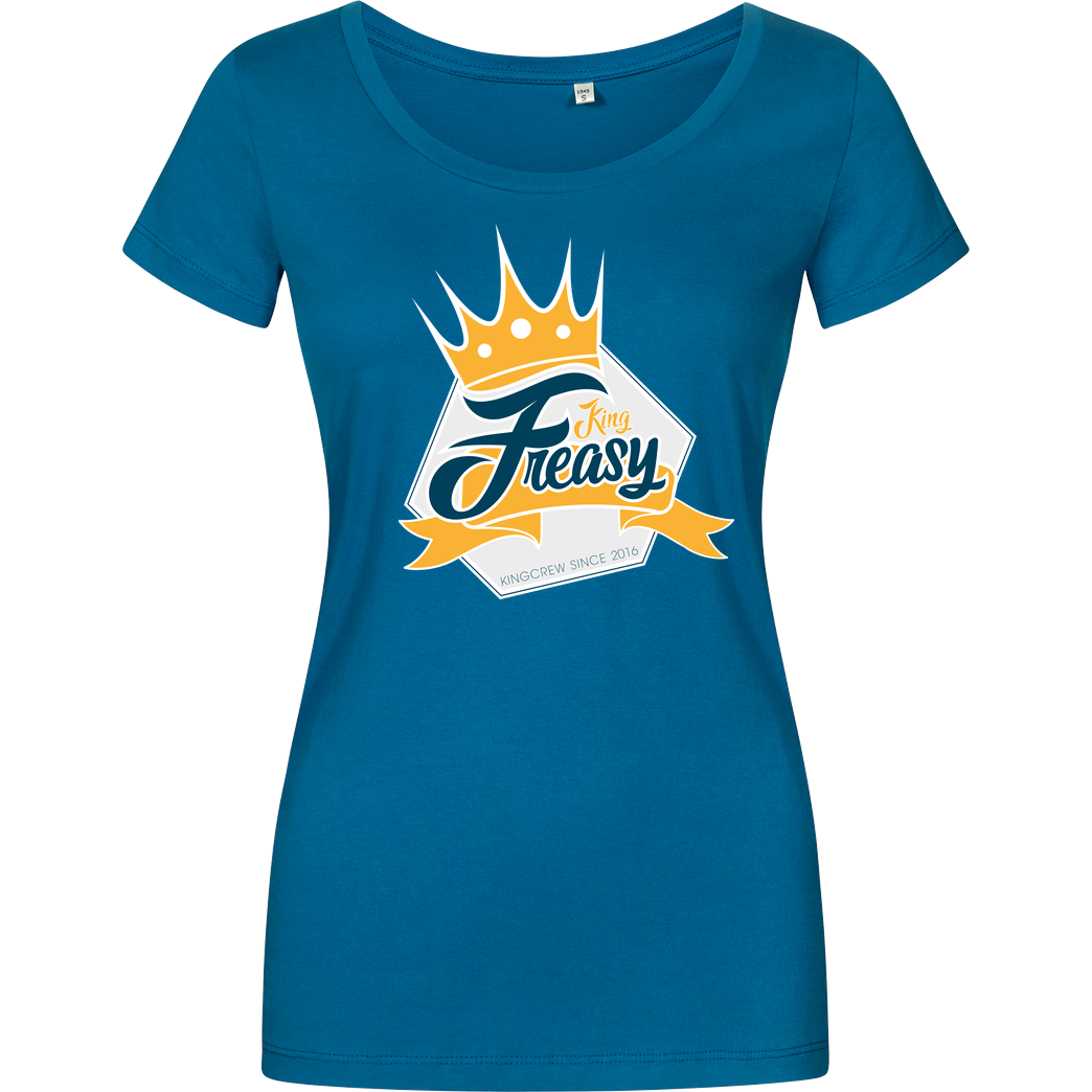 Freasy Freasy - King T-Shirt Damenshirt petrol