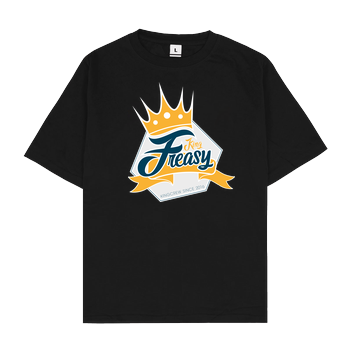 Freasy - King Oversize T-Shirt - Schwarz