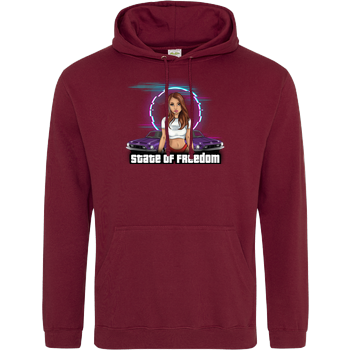 Freasy - State of Freedom JH Hoodie - Bordeaux