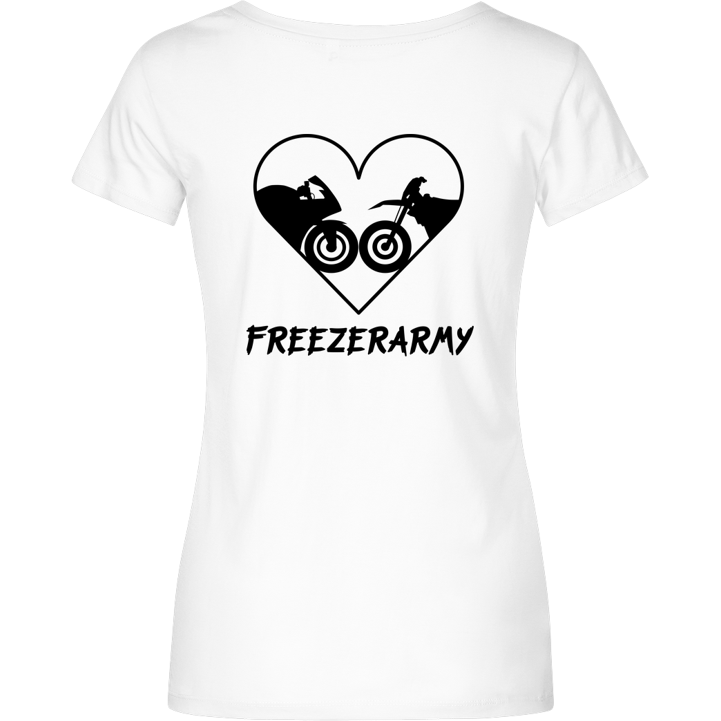 FreezerArmy FreezerArmy - Simson T-Shirt Damenshirt weiss