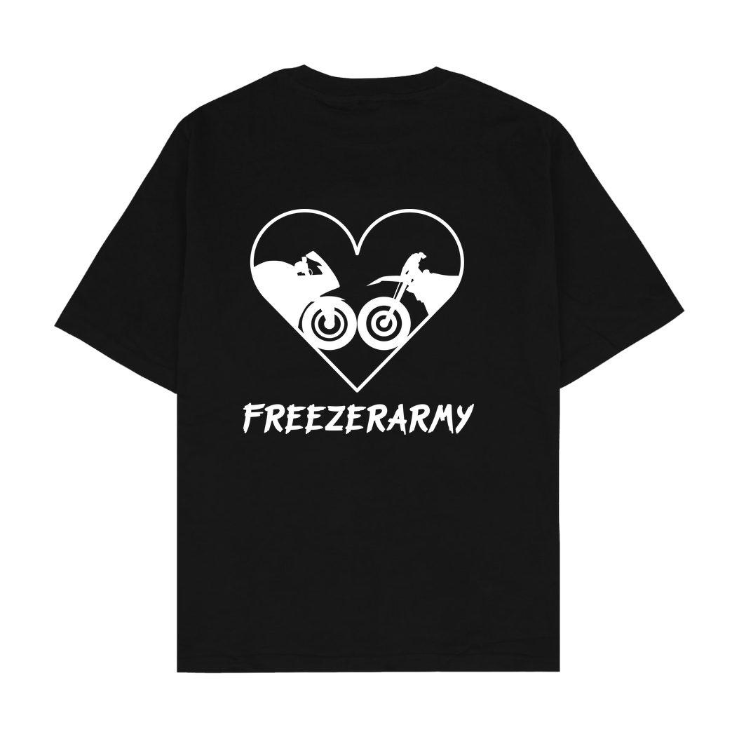FreezerArmy FreezerArmy - Simson T-Shirt Oversize T-Shirt - Schwarz