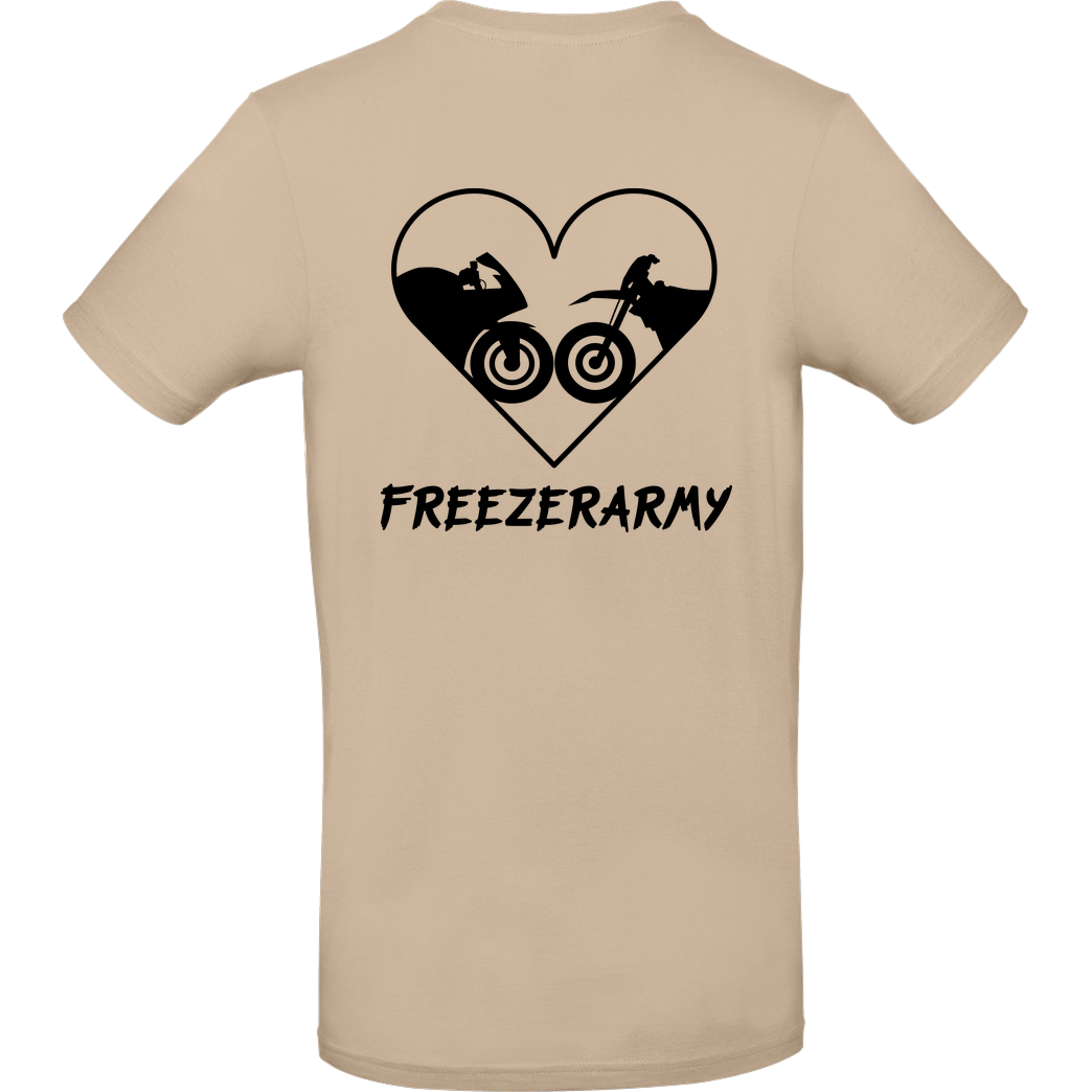 FreezerArmy FreezerArmy - SuperMoto T-Shirt B&C EXACT 190 - Sand
