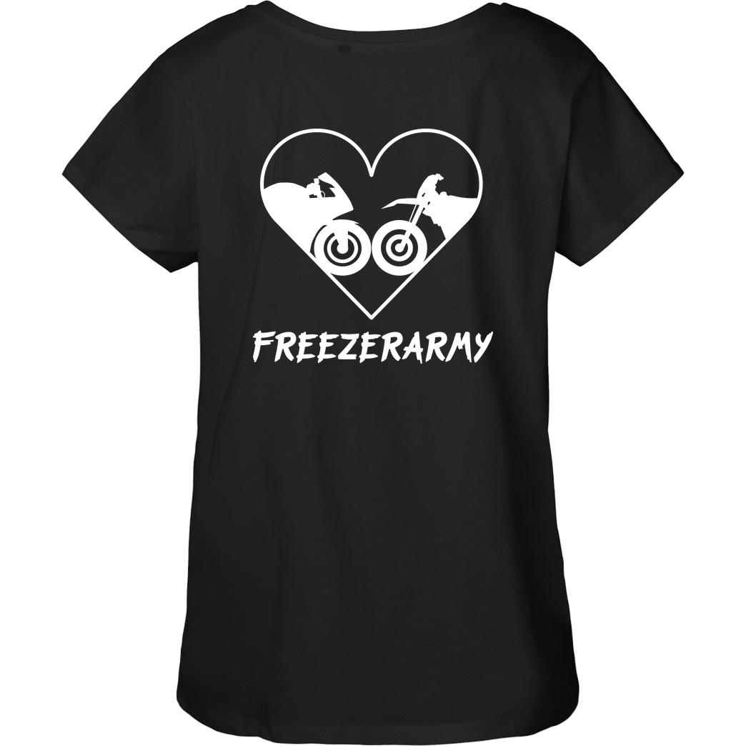 FreezerArmy FreezerArmy - SuperSportler T-Shirt Fairtrade Loose Fit Girlie - schwarz