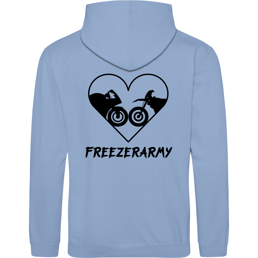 FreezerArmy FreezerArmy - SuperSportler Sweatshirt JH Hoodie - Hellblau