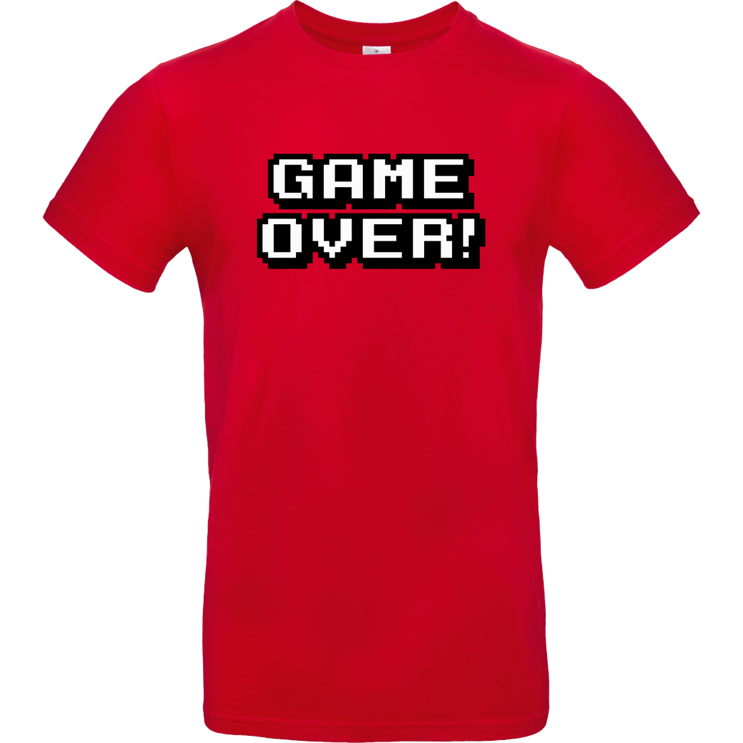 bjin94 Game Over T-Shirt B&C EXACT 190 - Rot