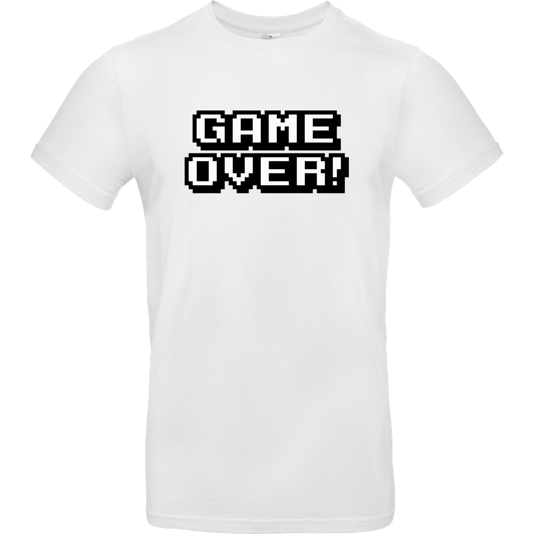 bjin94 Game Over T-Shirt B&C EXACT 190 - Weiß