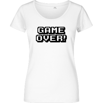 Game Over Damenshirt weiss