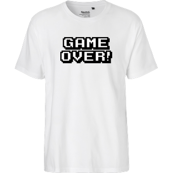 Game Over Fairtrade T-Shirt - weiß