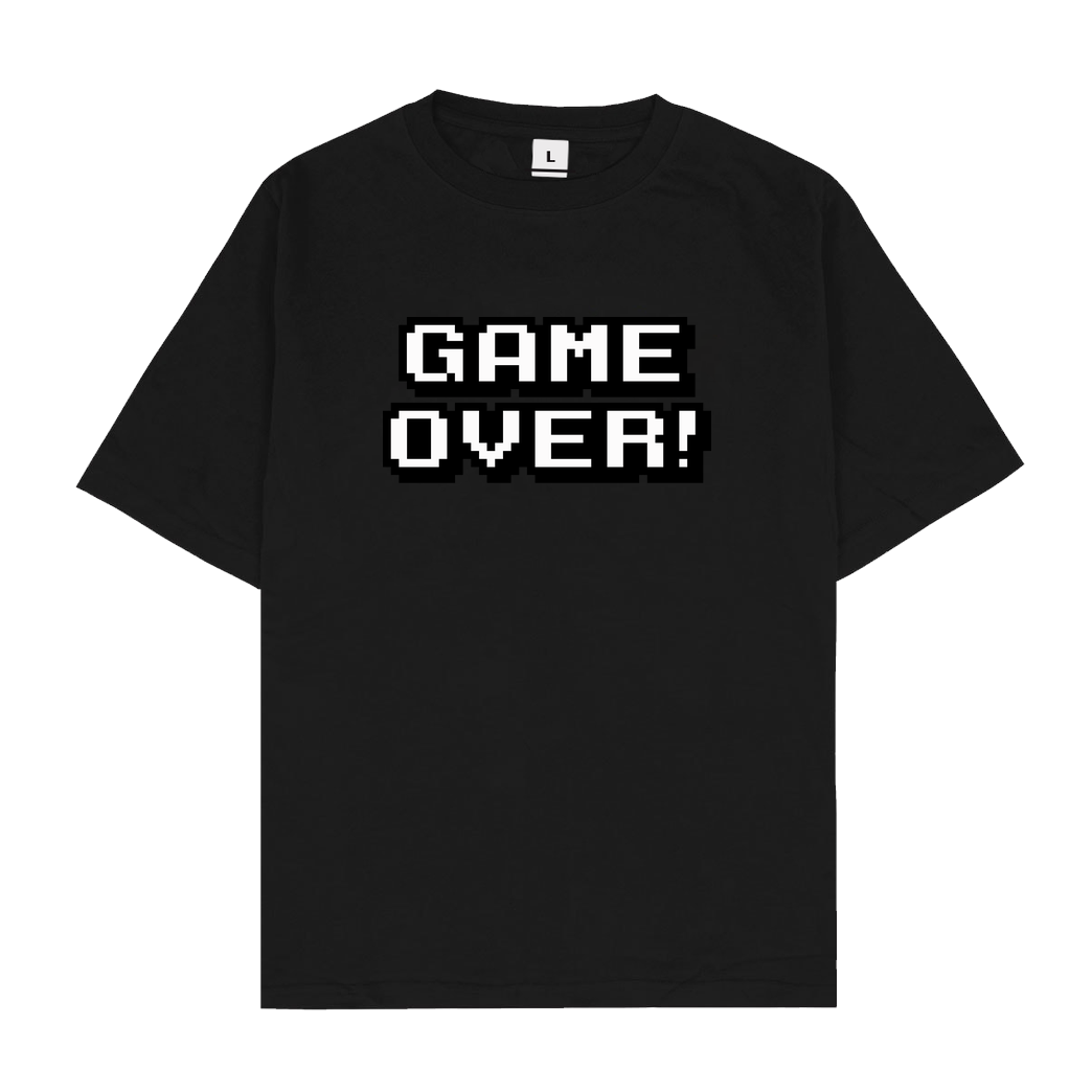 bjin94 Game Over T-Shirt Oversize T-Shirt - Schwarz