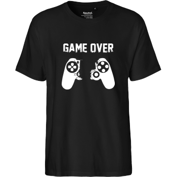 Game Over v1 Fairtrade T-Shirt - schwarz