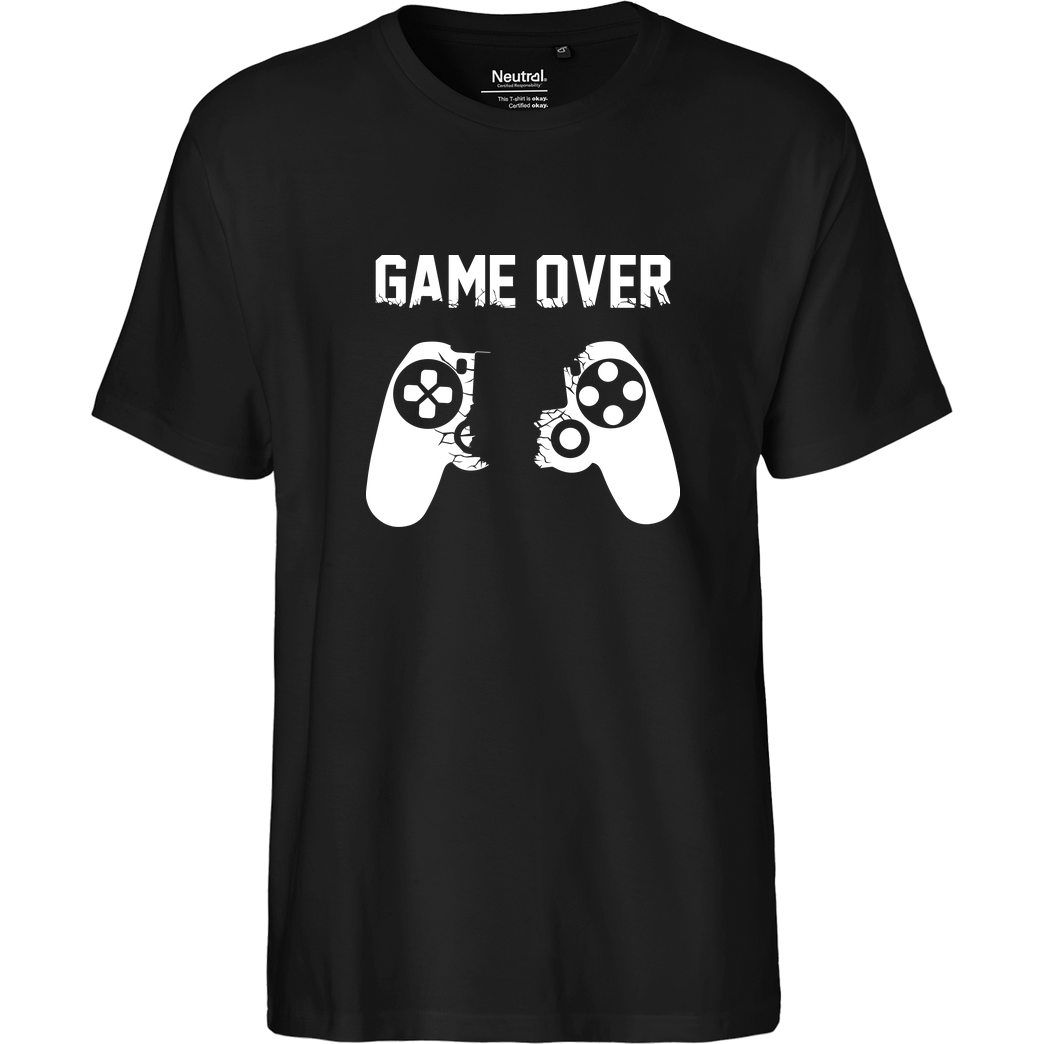 bjin94 Game Over v1 T-Shirt Fairtrade T-Shirt - schwarz