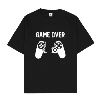 Game Over v1 Oversize T-Shirt - Schwarz