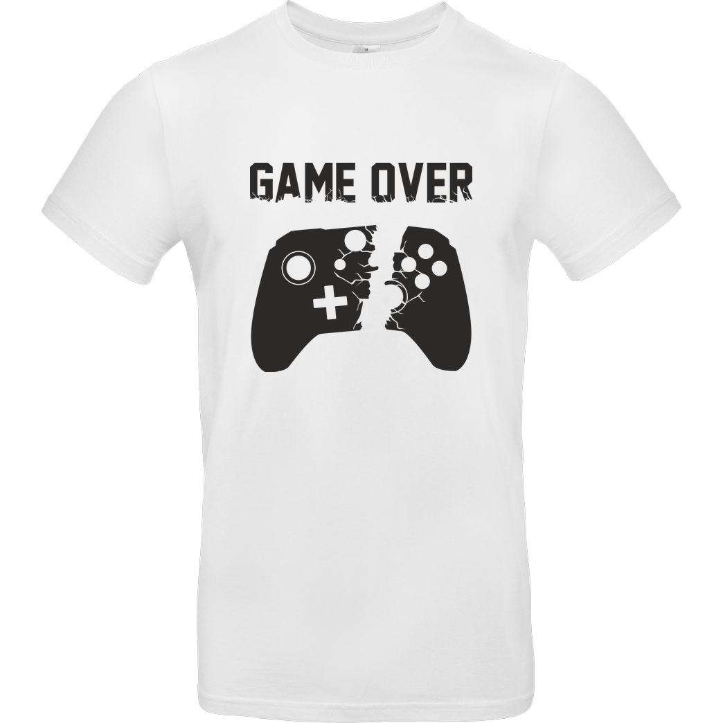 bjin94 Game Over v2 T-Shirt B&C EXACT 190 - Weiß
