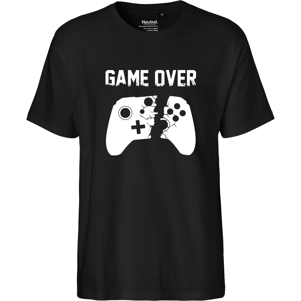 bjin94 Game Over v2 T-Shirt Fairtrade T-Shirt - schwarz