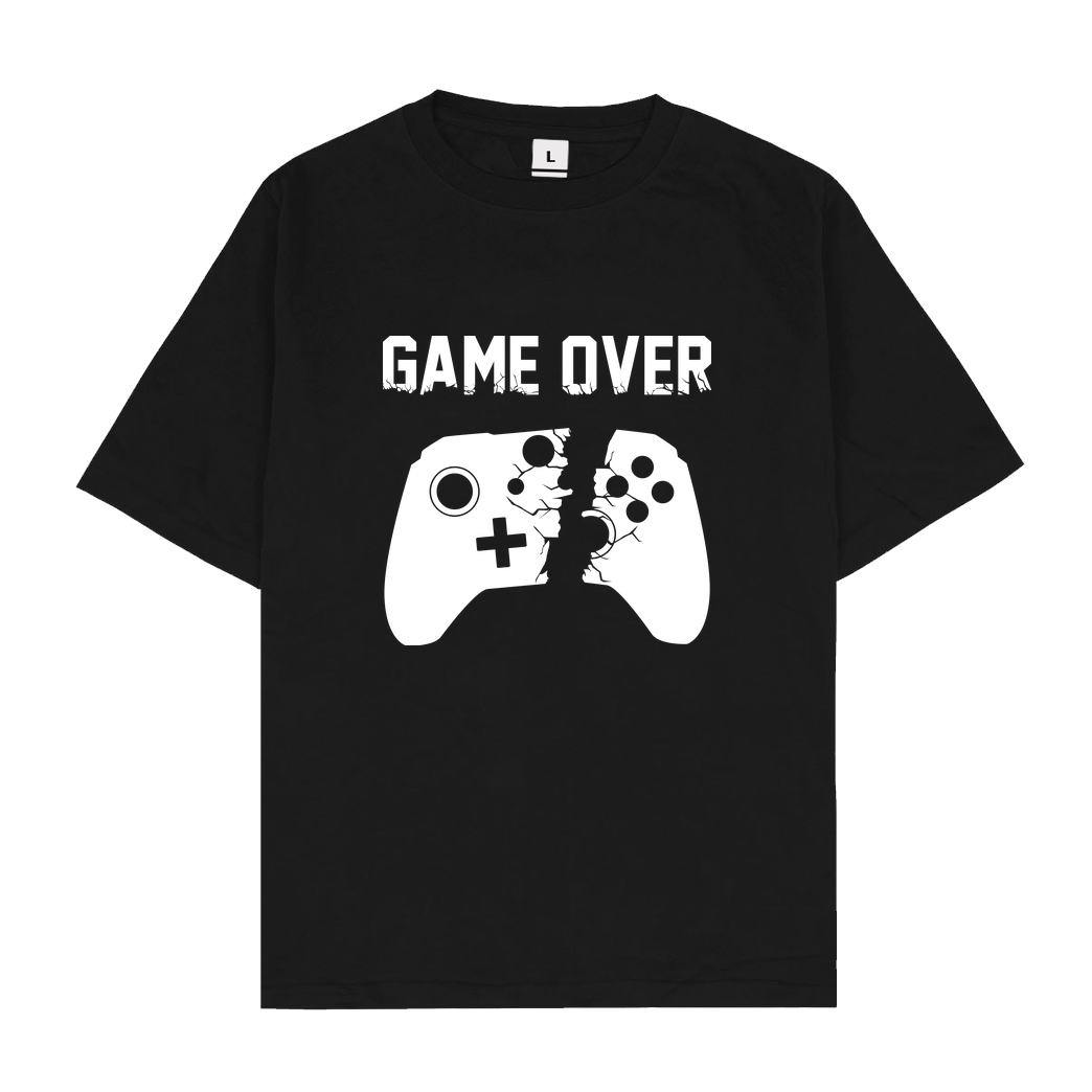 bjin94 Game Over v2 T-Shirt Oversize T-Shirt - Schwarz