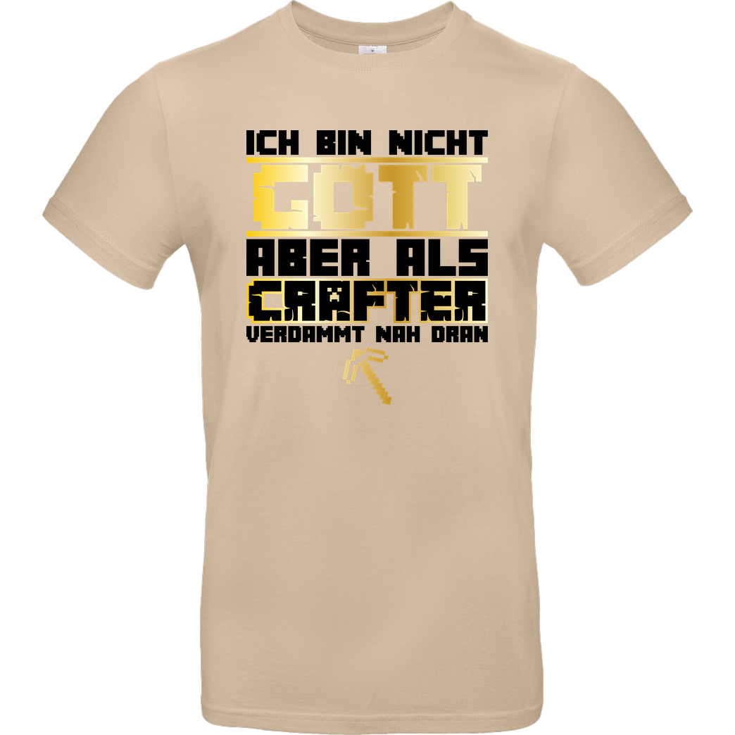 bjin94 Gamer Gott - MC Edition T-Shirt B&C EXACT 190 - Sand
