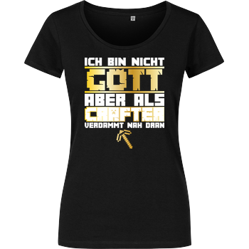 Gamer Gott - MC Edition Damenshirt schwarz