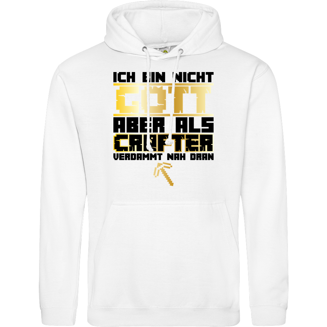 bjin94 Gamer Gott - MC Edition Sweatshirt JH Hoodie - Weiß
