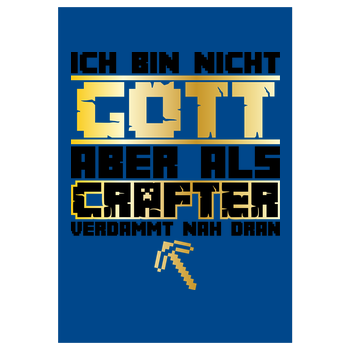 Gamer Gott - MC Edition Kunstdruck royal